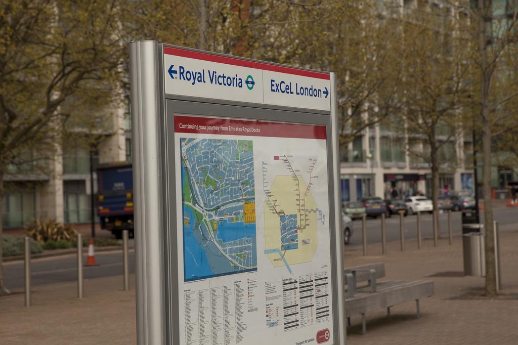 Royal Victoria Docks Daire Londra Dış mekan fotoğraf